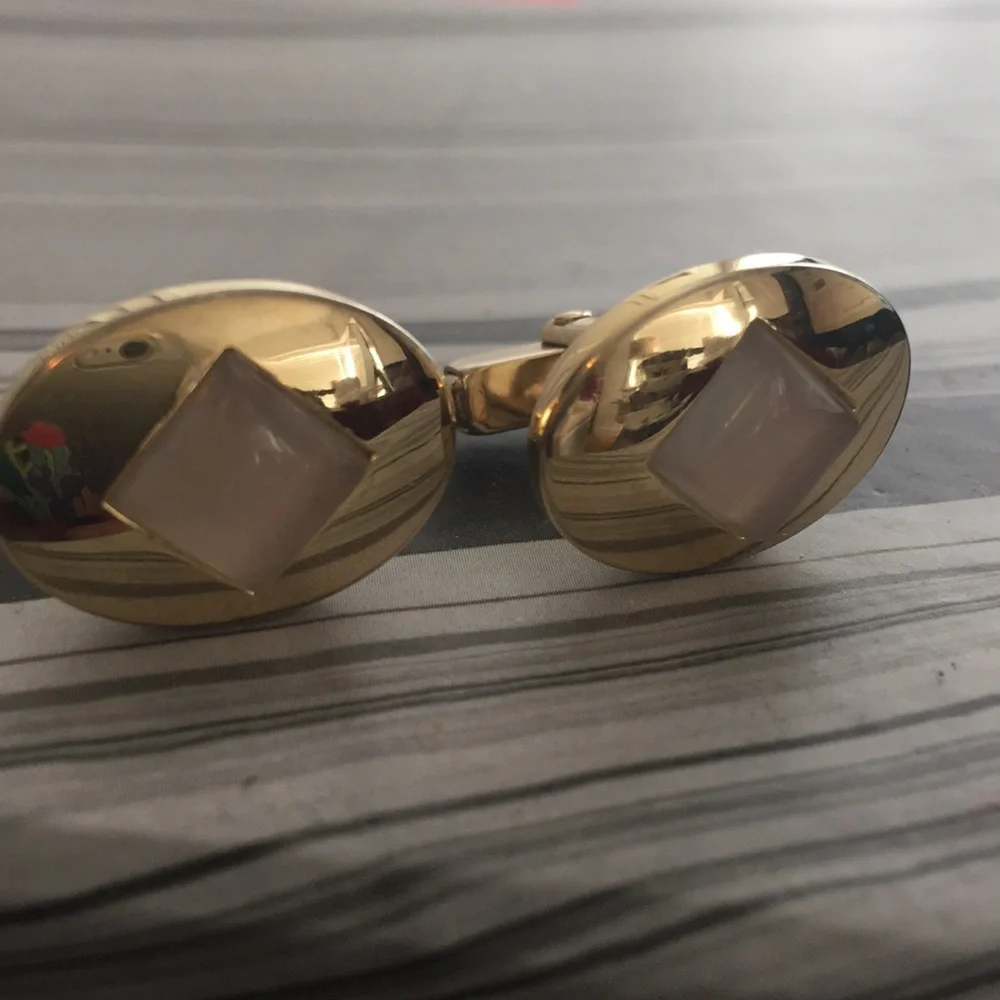 Vintage anson pat pending cuff links cufflinks